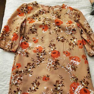 Floral Quarter Sleeve Dress